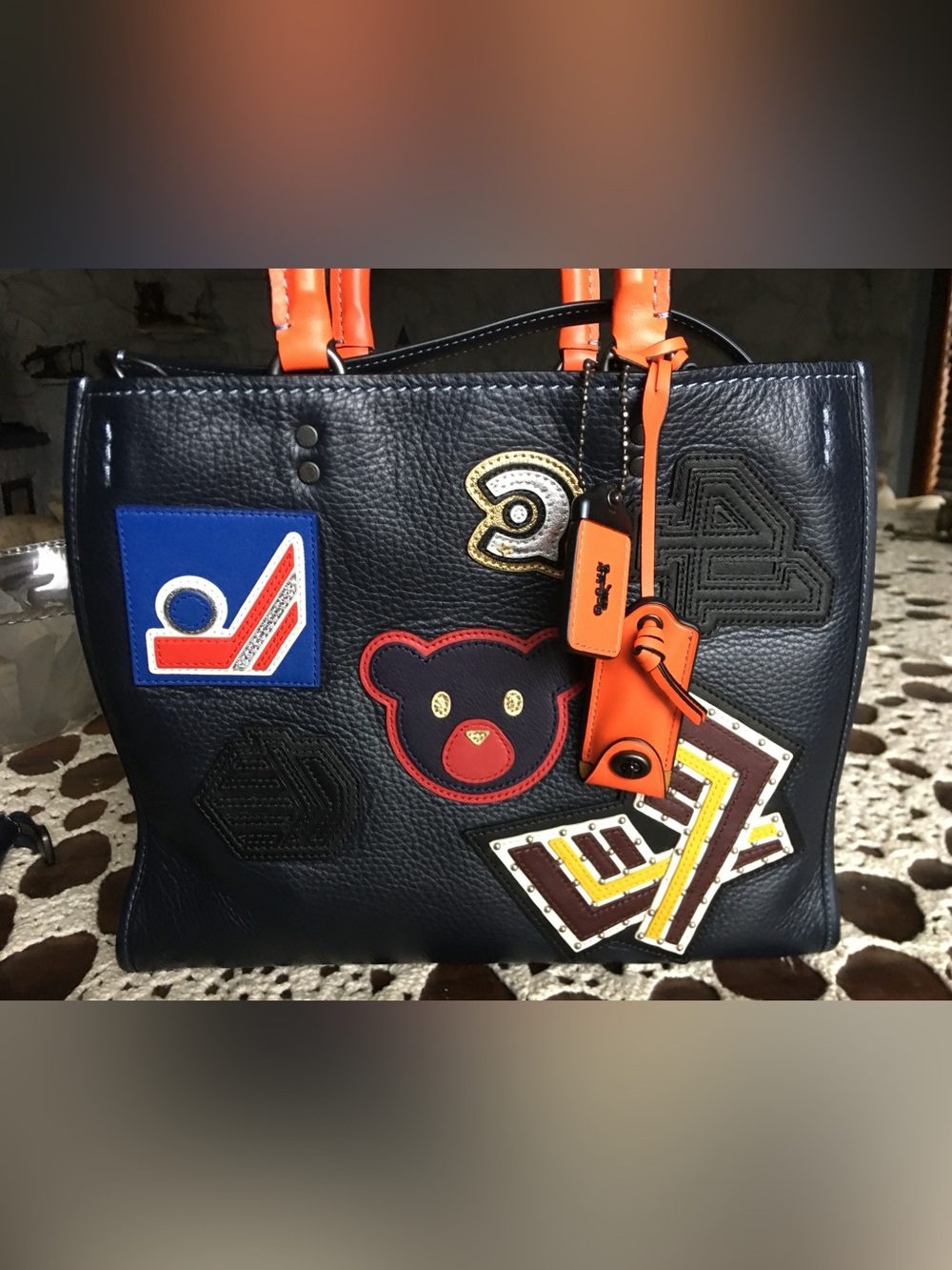 Coach 1941 varsity patch rogue 30 Navy
